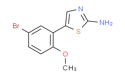 5-(5-Bromo-2-methoxyphenyl)thiazol-2-amine