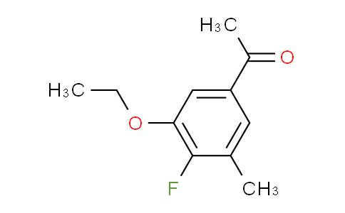 1-(3-Ethoxy-4-fluoro-5-methylphenyl)ethanone