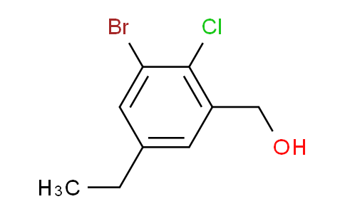 (3-Bromo-2-chloro-5-ethylphenyl)methanol