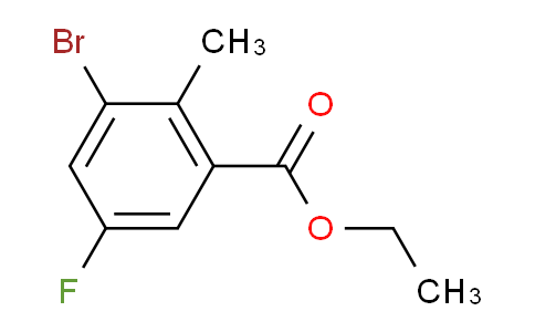 Ethyl 3-bromo-5-fluoro-2-methylbenzoate
